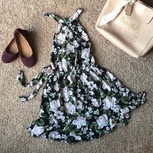 American Eagle Lace Up Tie Back Multi-Way Dress